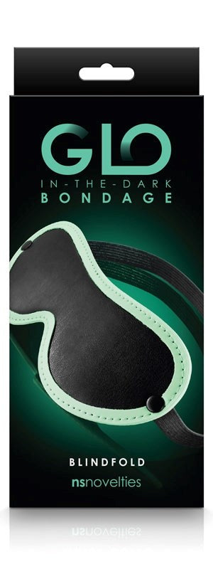 NS Novelties Glo Bondage Blindfold Glow in Dark Sensory Deprivation - - Masks And Blindfolds
