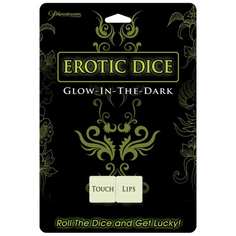 Pipedream Products Glow in the Dark Erotic Dice Adult Game for Couples Play - - Sex Games, Coupons and Tricks
