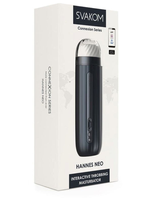 Hannes Neo Interactive Masturbator Slide On And Enjoy - - Luxury Sex Toys