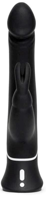 Love Honey Happy Rabbit Rechargeable Realistic Vibrator Black - - Rabbit Vibrators