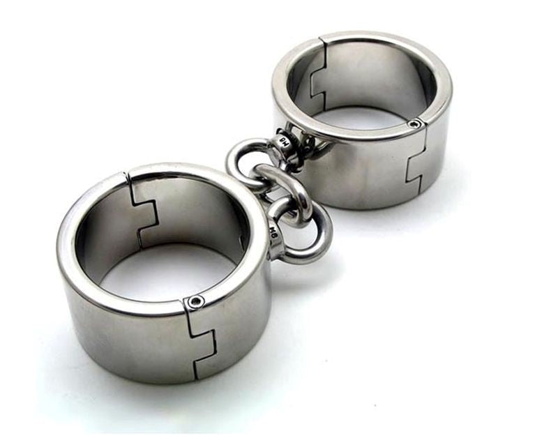 Hardcore Metal Bondage Cuffs - - Cuffs and Restraints