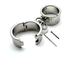 Hardcore Metal Bondage Cuffs - - Cuffs and Restraints