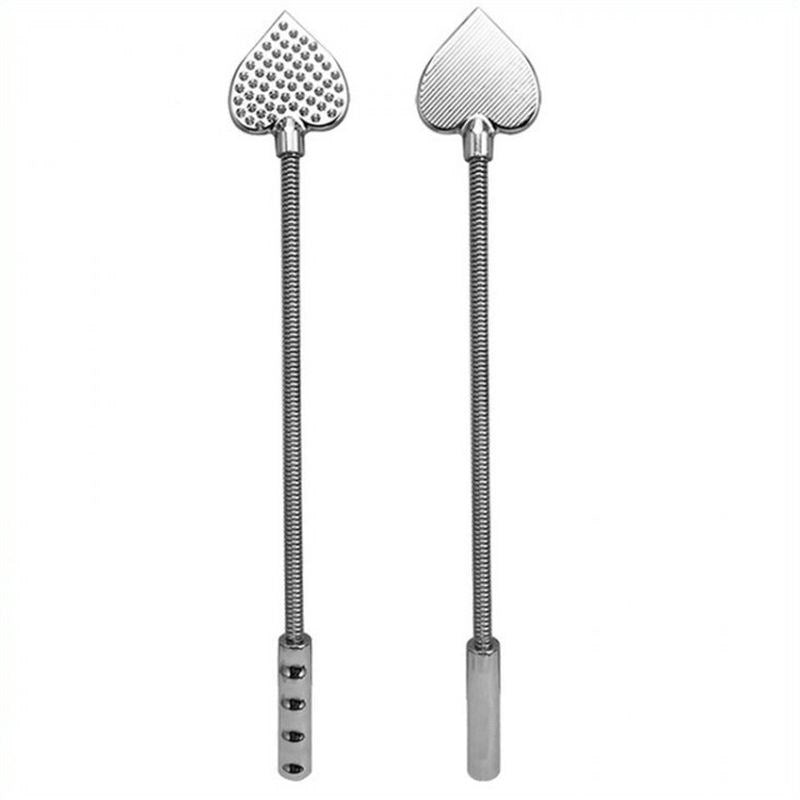 Heart Shaped Steel Crop CRings That Last - - Whips And Crops