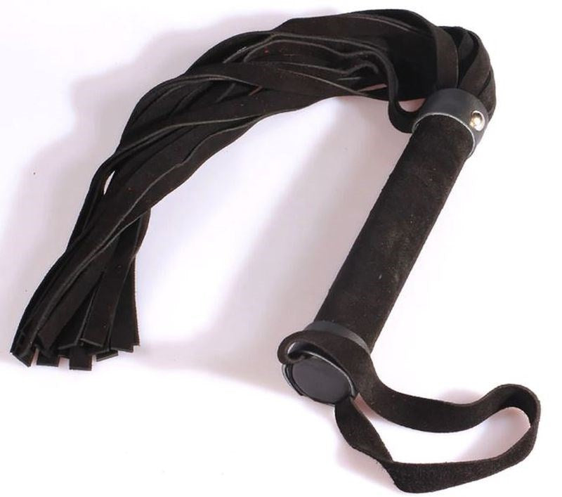 Hell's Couture Suede Sana Flogger Rings Worth Wearing - - Whips And Crops