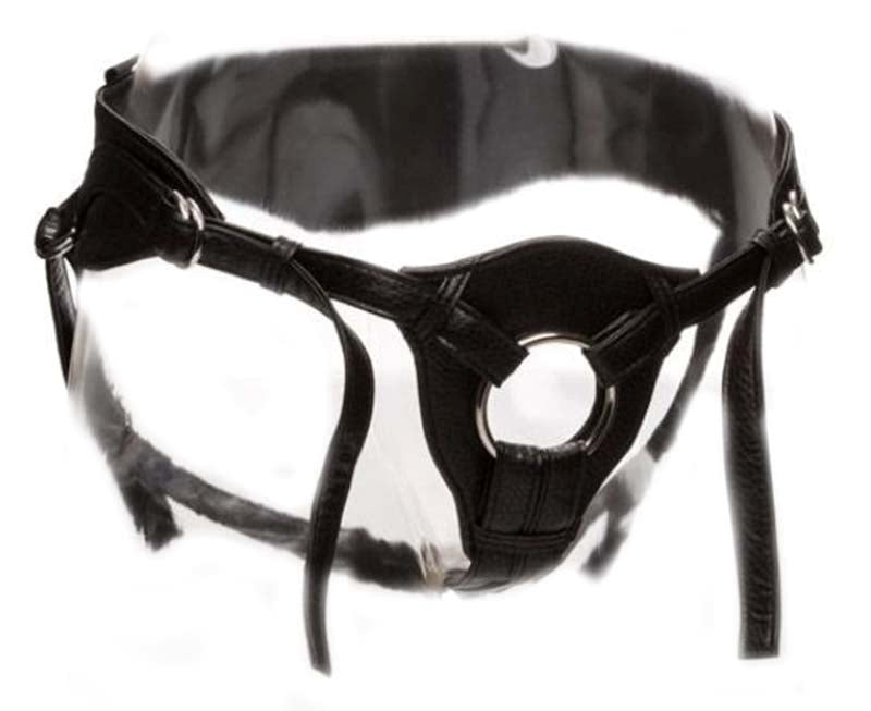 California Exotics Her Royal Harness The Queen Strap On Attachment Vegan Leather - - Strap On Sextoys