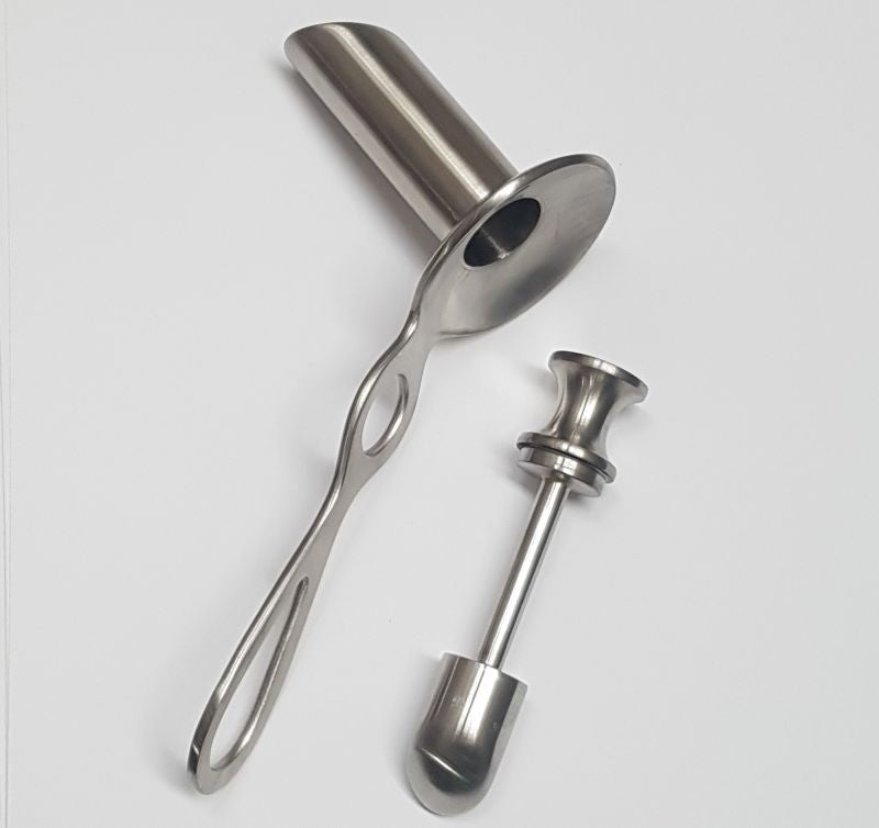 Hells Couture Hirschman Anoscope Medical Grade Surgical Steel - - Dental and Clinical