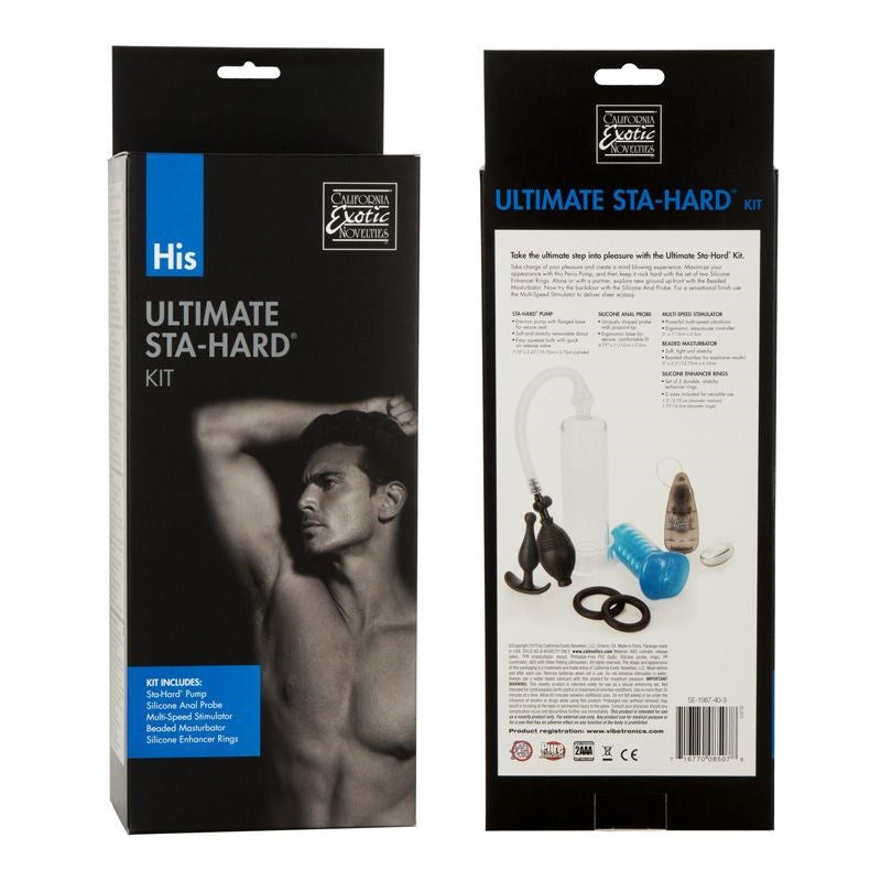 His Ultimate Sta-Hard Kit Last Longer Rings - - Sex Kits