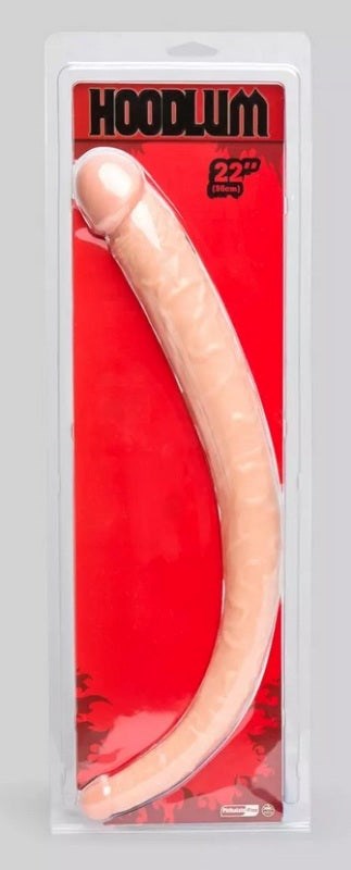NANMA Corporation Hoodlum 22 Inch Double Dong Flesh Double Ended Dildo - - Realistic Dildos