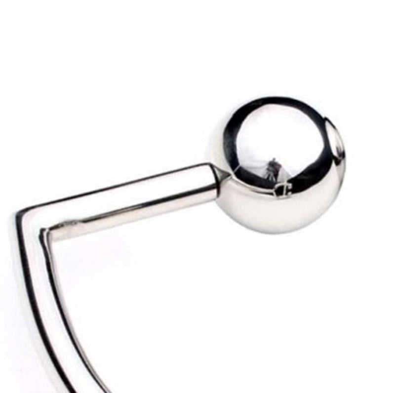 Horse Shoe Cock Ring with Anal Intruder Snug Fit CRings - - Spreaders and Hangers