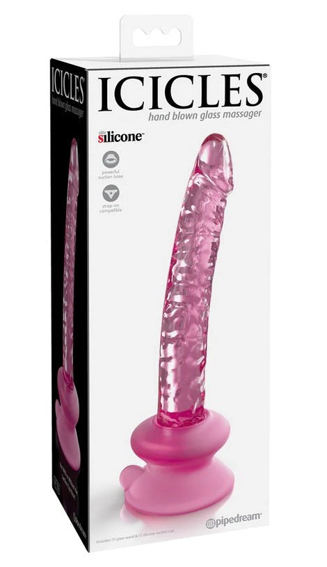 Pipedream Icicles #86 Realistic Glass Dildo - - Realistic Dildos
