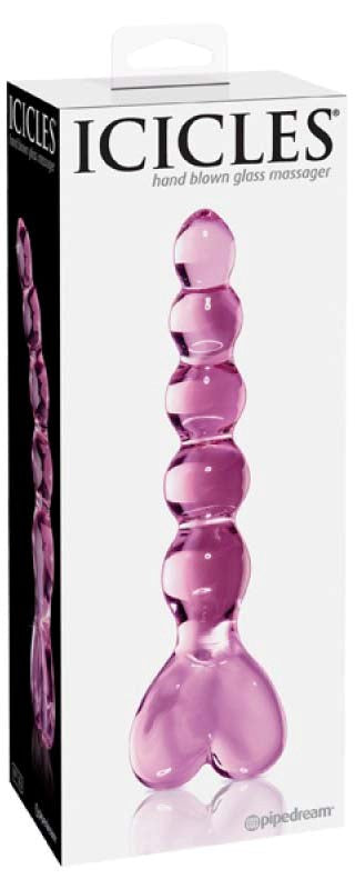 Pipedream Icicles No 43 Luxury Glass Anal Beads Premium Borosilicate Design - - Glass Sex Toys