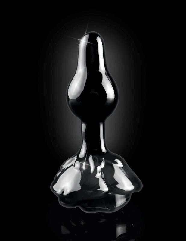 Pipedream Products Icicles No 77 Rose Shaped Glass Anal Plug Premium - - Glass Sex Toys