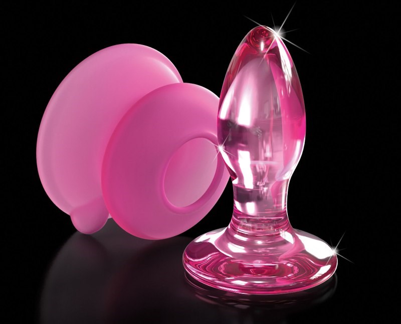 Pipedream Products Icicles No 90 Suction Cup Base Glass Anal Plug - - Glass Sex Toys