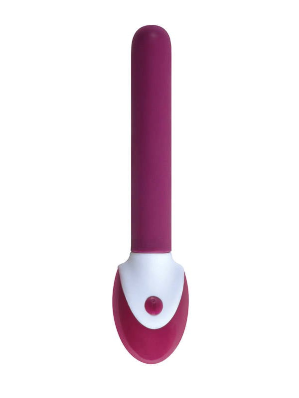 Icon Brands Impressions 5X Silicone Gel Slimline Dual Density Vibrator - - Mini & Slim Vibrators