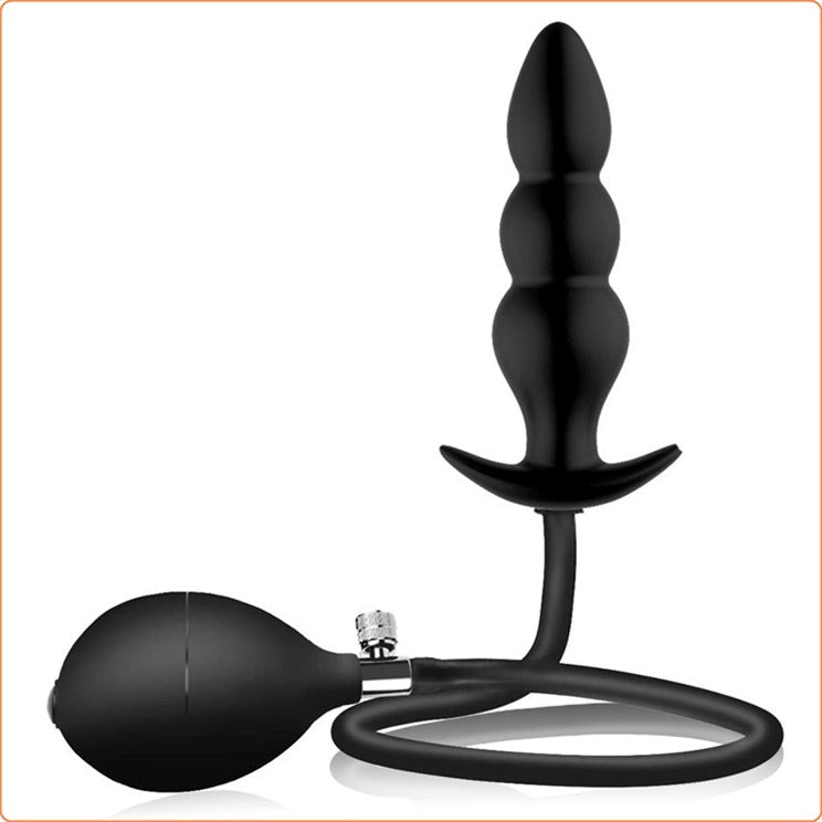Inflatable Dildo Anal Beads Max Stamina Support - - Anal Beads and Balls