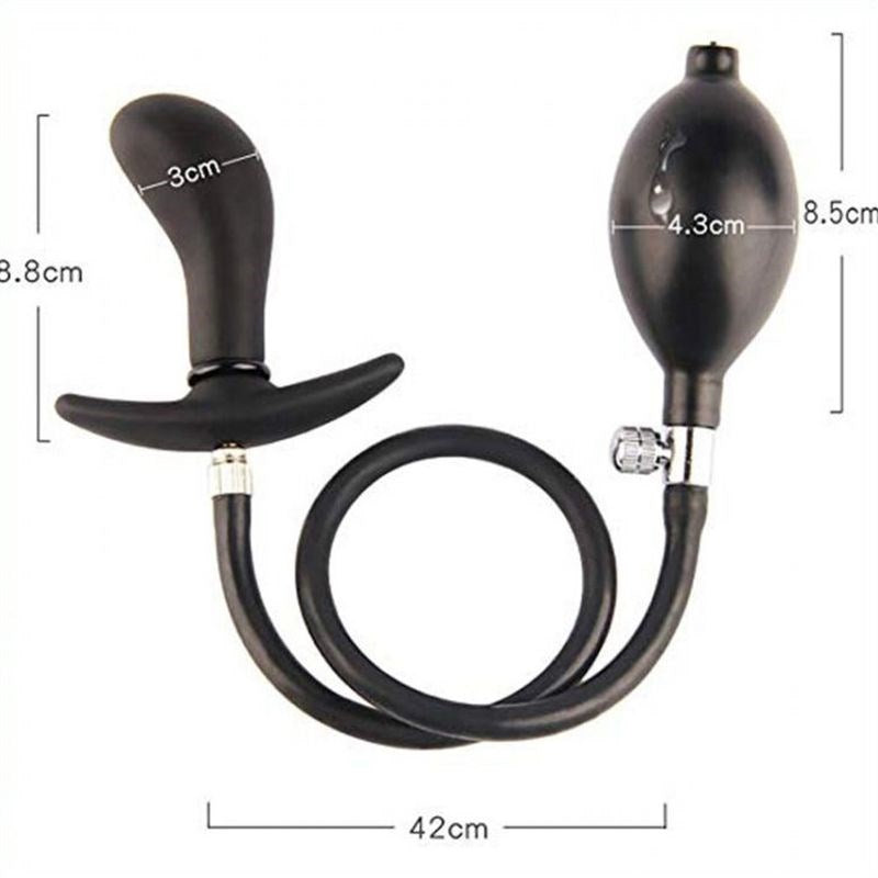 BDStyle Inflatable Prostate Plug Customizable Size and Precision Control - - Inflatable Dildos and Vibrators