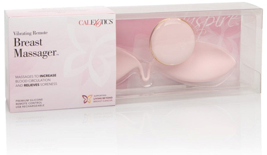 California Exotics Inspire Vibrating Remote Breast Massager with Remote - - Breast and Nipple Toys