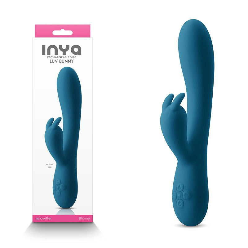 NS Novelties INYA Luv Bunny Rabbit Vibrator with 10 Vibration Modes - - Rabbit Vibrators