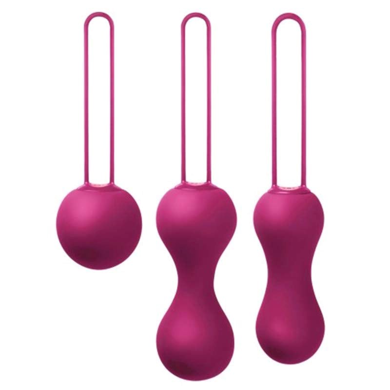 Je Joue Ami Set Fuchsia Progressive Pelvic Floor Training System - - Love Eggs and Kegel Exercisers