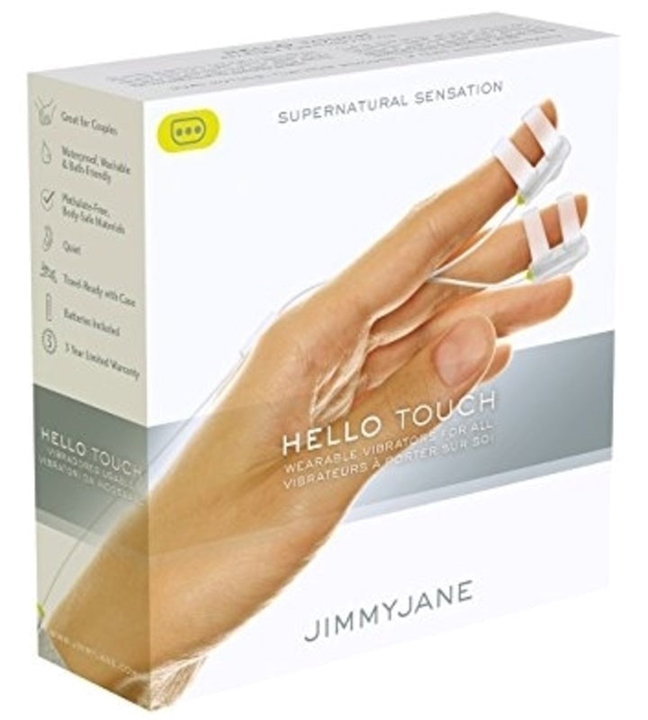 Pipedream Products JimmyJane Hello Touch Adult Finger Vibrator Dual Motor - - Finger and Tongue Vibrators