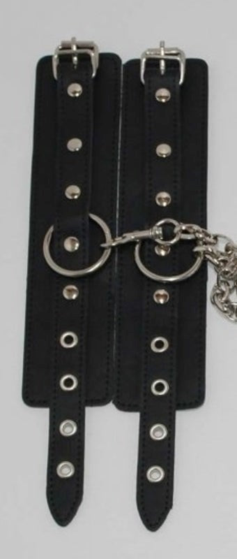 JTs Stockroom Neck & Wrist Restraints on Connecting Chain - - Cuffs And Restraints