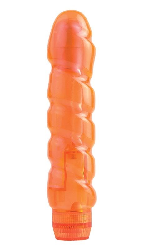 Pipedream Juicy Jewels Orange Onyx Waterproof Vibrator Flexible Shaft Design - - Waterproof Vibrators