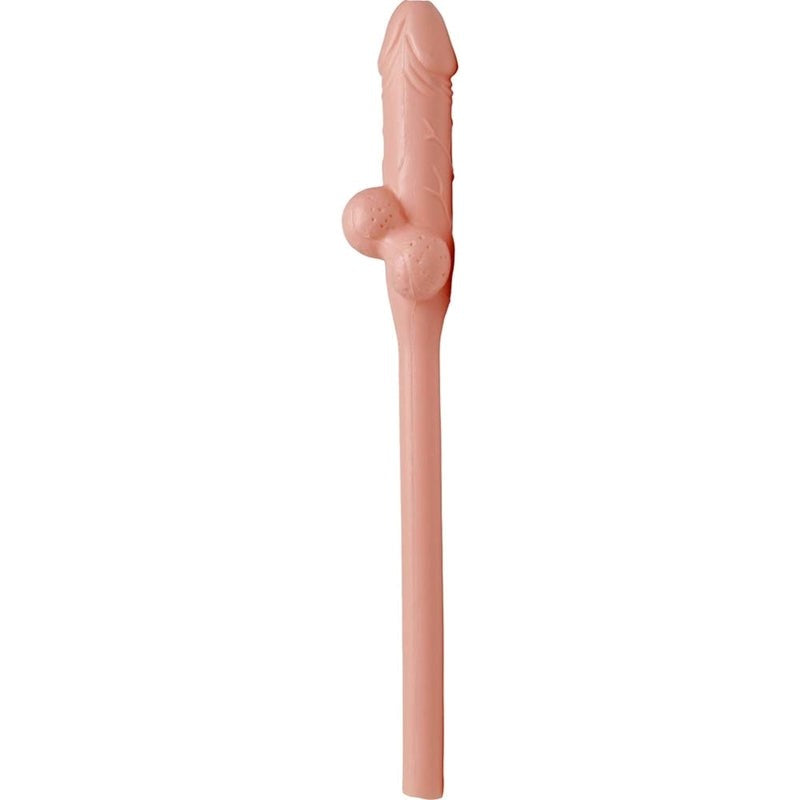 Pipedream Jumbo Pecker Penis Shape Sipping Straw Single Adult Party Novelty - - Party Gifts and Novelties