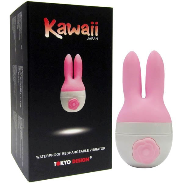 Tokyo Design Kawaii 11 Mini Bunny Ears Stimulator Clitoral Vibrator - - Clit Ticklers and Pulsators