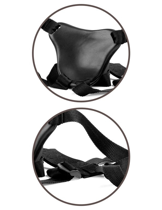 Pipedream Products King Cock Elite Comfy Silicone Body Dock Strap On Kit - - Realistic Dildos