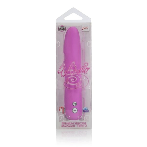 California Exotics LAmour Tryst 2 Dual Stimulation Vibrator - - Mini & Slim Vibrators