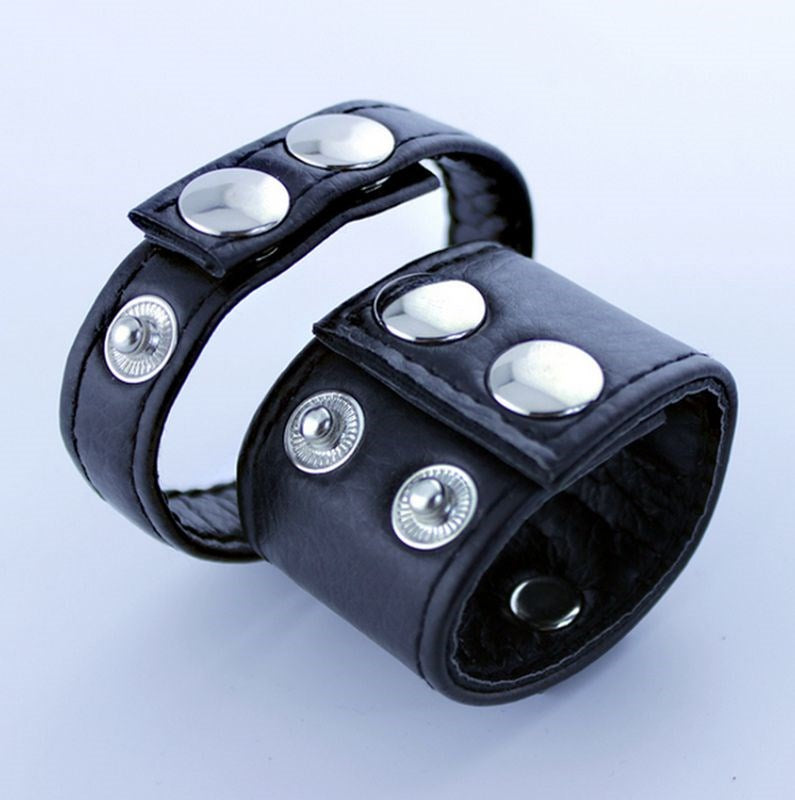 Leather Ball Divider Cock Ring Hot Seller Sex Toy - - Ball And Cock Toys