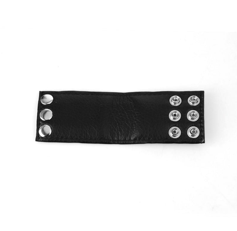 Leather Lined Ball Stretcher Easy Fit Gear - - Ball And Cock Toys