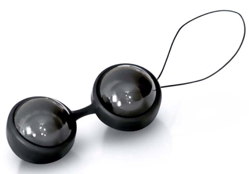 Lelo Luna Beads Noir Ben Wa Kegel Balls Pelvic Floor Strengthening - - Love Eggs and Kegel Exercisers