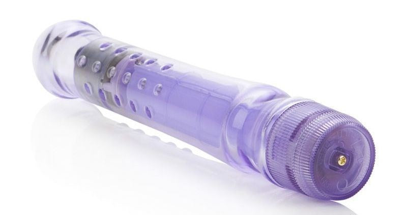 California Exotics Lighted Shimmers LED Glider Purple LED Illuminating Vibrator - - Personal Massagers