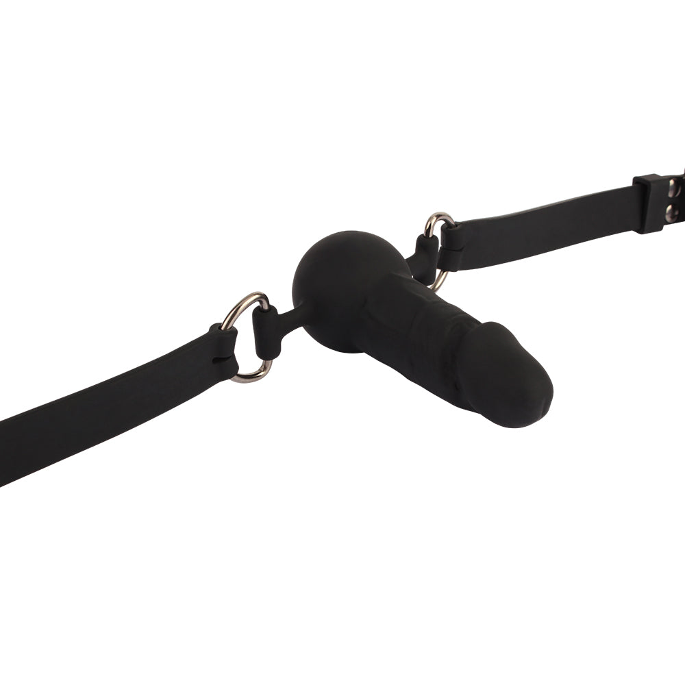Chisa Bondage Play Fully Adjustable Dildo Gag - - Bondage Gags and Bits