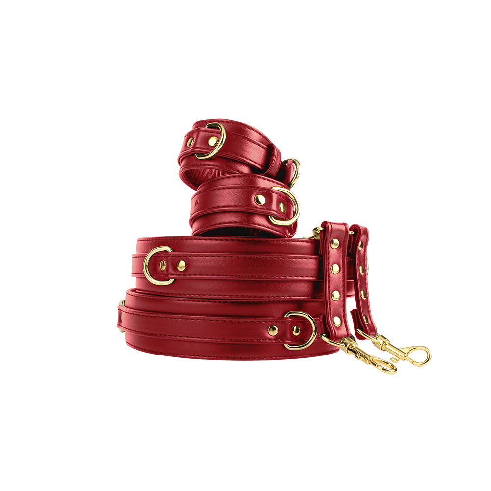 Chisa Soft and Sturdy Wrist to Thigh Cuff Set - - Cuffs And Restraints