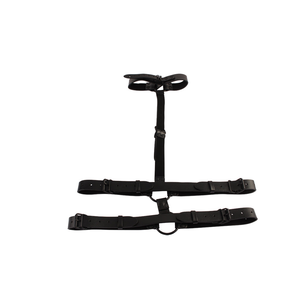 Chisa Adjustable Bondage Collar Body Restraint - Default Title - Collars and Leads