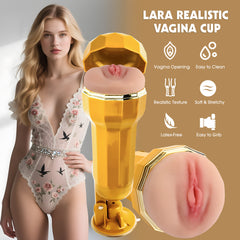 Chisa Lara Realistic Vagina Vibrating Cup - Default Title - Masturbators and Strokers