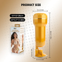 Chisa Kelsi Vibrating Realistic Vagina Cup - - Masturbators and Strokers