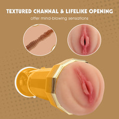 Chisa Tara Realistic Vagina Vibrating Cup - - Masturbators and Strokers