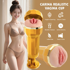 Chisa Carina Realistic Vagina Vibrating Cup - Default Title - Masturbators and Strokers