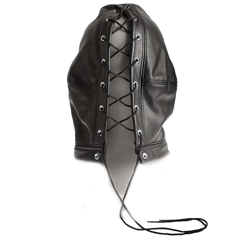 Lip & Eye Zip Bondage Hood Daily Dick Ring Pick - - Bondage Hoods
