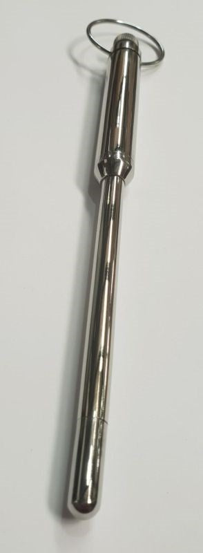 Loretta Vibrating Steel Urethral Wand CRing for Winners - - Penis Plugs