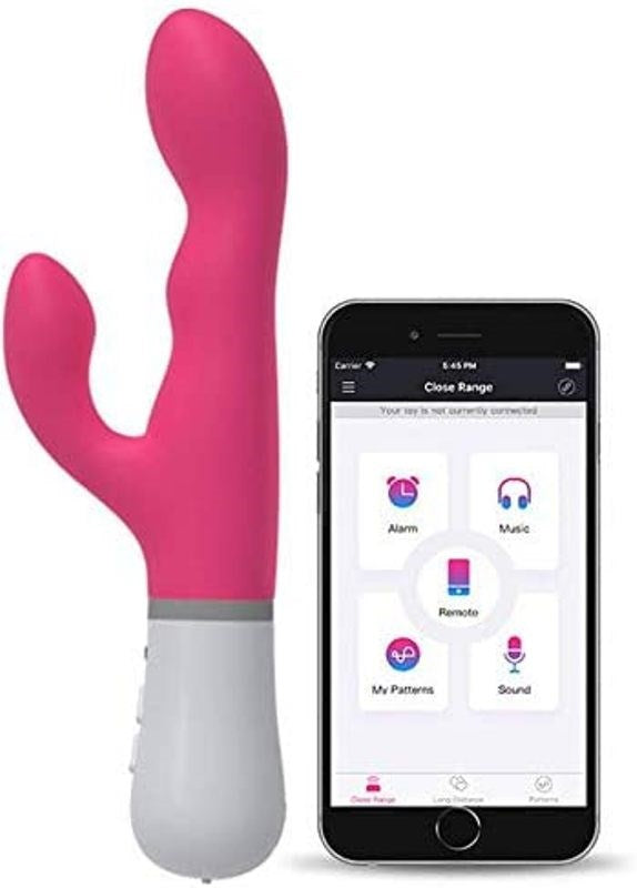 Lovense Nora Bluetooth Compatible Rabbit Vibrator Dual Stimulation - - Rabbit Vibrators