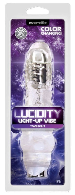 NS Novelties Lucidity Twilight Light Up Vibe with LED Illumination - - Waterproof Vibrators