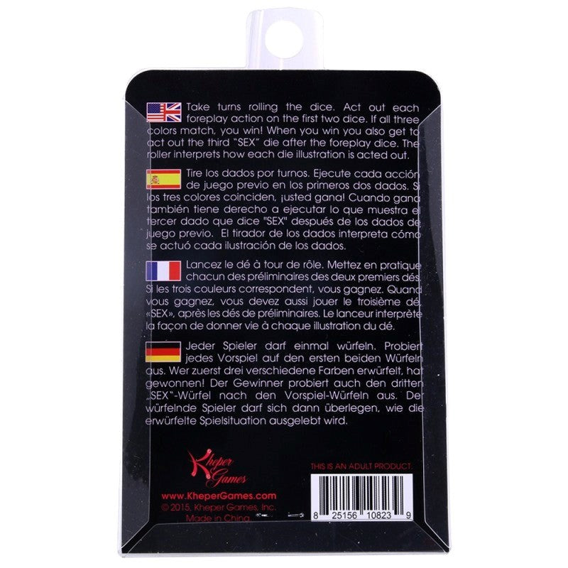 Kheper Games Lucky Sex Dice Game Couples Foreplay Enhancement - - Sex Games, Coupons and Tricks