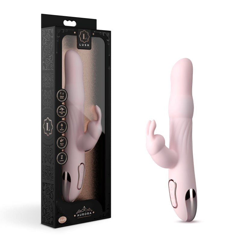 Blush Novelties Lush Aurora Rabbit Vibrator with Dual Stimulation - - Rabbit Vibrators