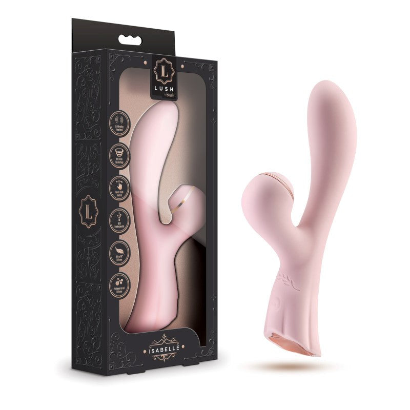 Blush Novelties Lush Isabelle 15 Vibration Modes USB Rechargeable Vibrator - - Rabbit Vibrators