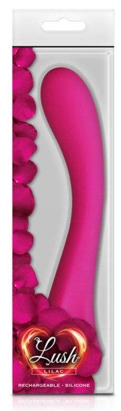 NS Novelties Lush Lilac Pink G Spot Massager USB Rechargeable Vibrator - - G-Spot Vibrators