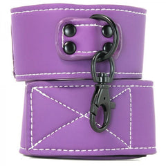 NS Novelties Lust Bondage Wrist Cuff Purple - - Cuffs and Restraints